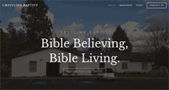 Desktop Screenshot of crestlinebaptist.org